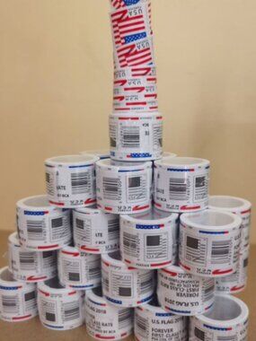 1000 usps forever stamps of 2018 Mail U.S.A. Flag Postage